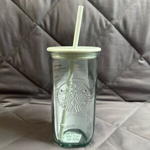 NWT Starbucks Recycled Glass Cup